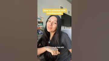 How to schedule videos with trending sounds on Instagram and TikTok ‼️