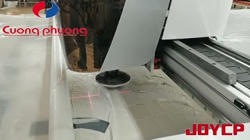 Máy cắt vải tự động - Chuyên cắt vải Jacket lông vũ - Cường Phương