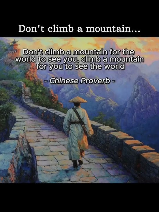 Don't climb a mountain... motivational quote #youtubeshorts #youtube #youtubeshorts #youtube