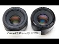 Canon EF 50mm f/1.8 STM (vs. 50 mm f/1.8 II) | Günstiges Portraitobjektiv im Test [Deutsch]