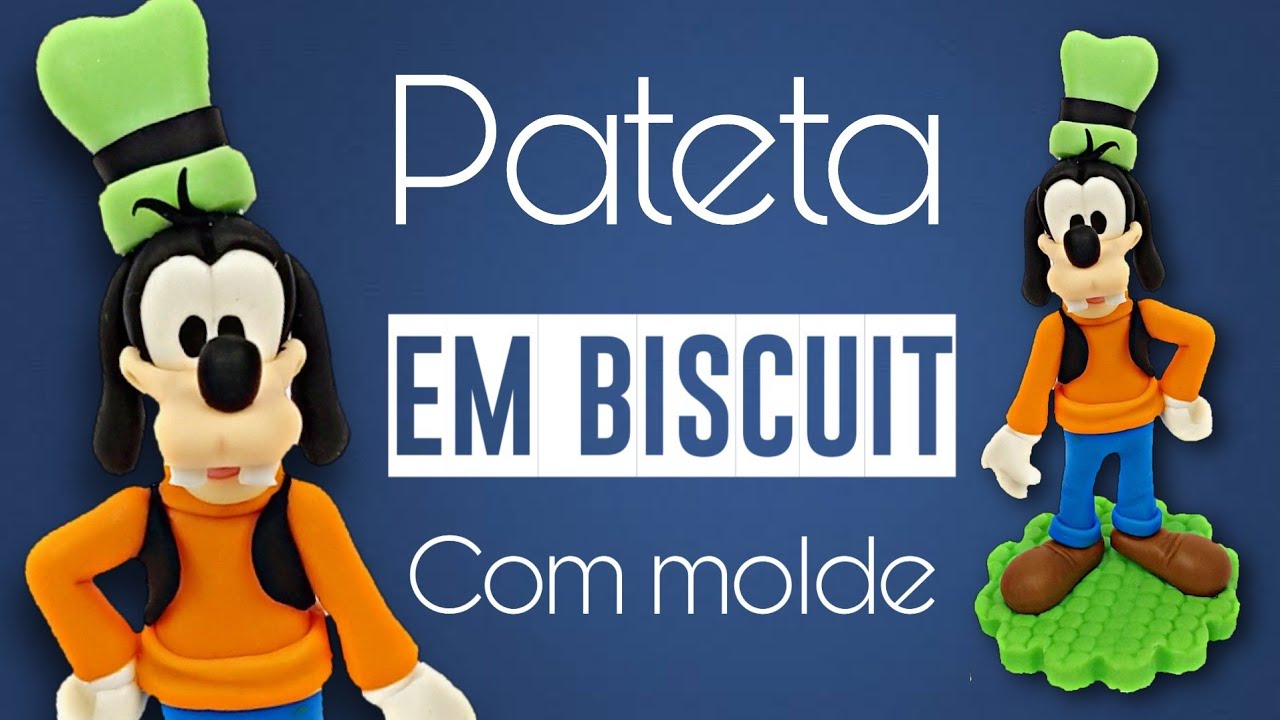 Pateta em Biscuit | Demonstração do molde Dog Animado | Simone Moldes Coleção Pierre Marinho