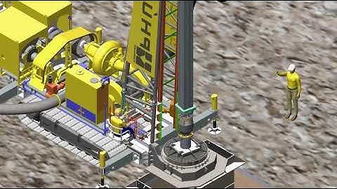 Mô phỏng công nghệ thi công tường Barrette vây tầng hầm