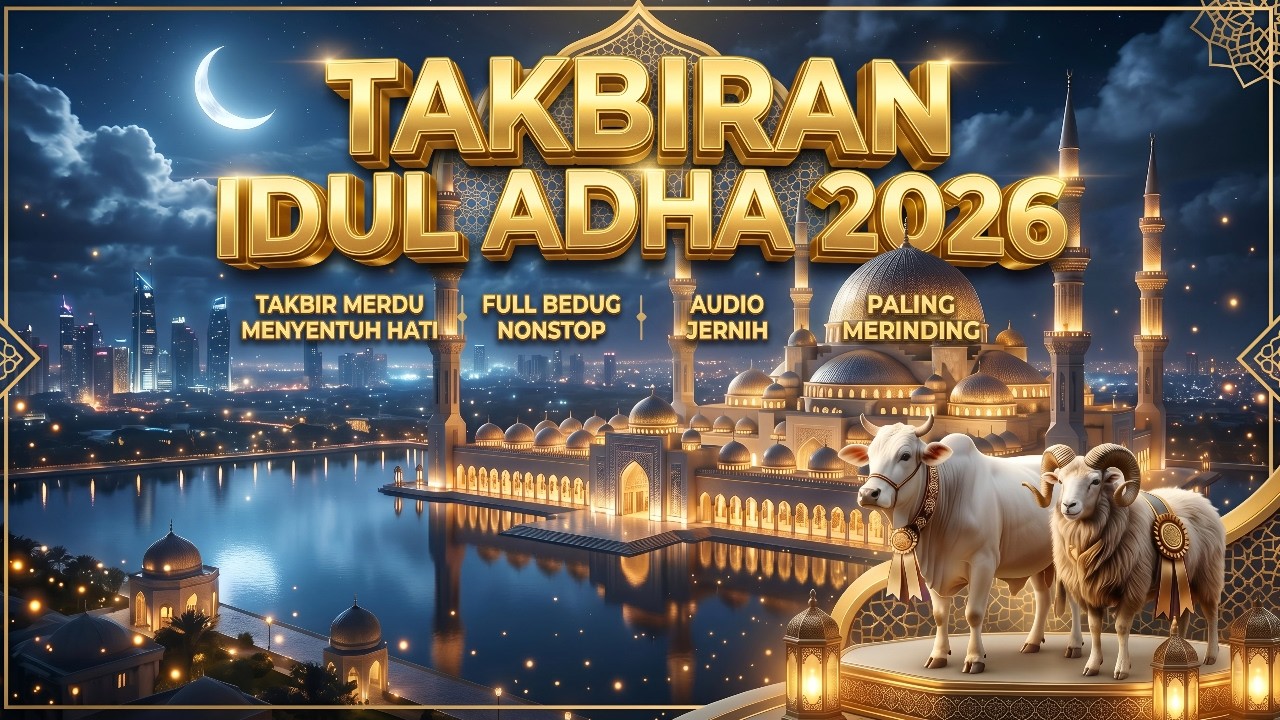 Takbiran Idul Adha 2026 Merdu Menyentuh Hati Bikin Merinding - Gema Takbir Idul Adha 2026M - 1447H