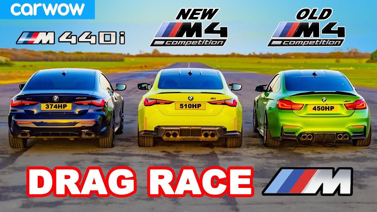 BMW M4 baru v M4 lama v M440i - DRAG RACE - YouTube