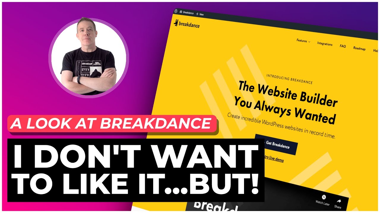 I don t want to like it breakdance wordpress builder youtube