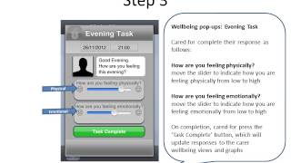 App4Care Tutorial: cared-for app - Wellbeing Pop-ups