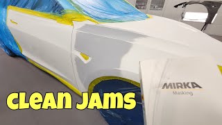 MASKING A CAR FOR CLEAN JAMB LINES