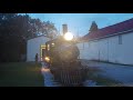 Oiling a Narrow Gauge Steam Locomotive and Light Up After Dark
