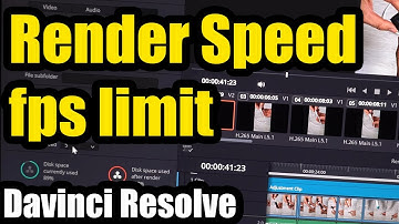 Why Davinci Resolve is rendering very slow (Render speed, Limit, 5 fps, frames, Low GPU usage)