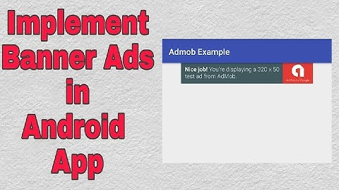 How to Implement Banner Ads in Android app