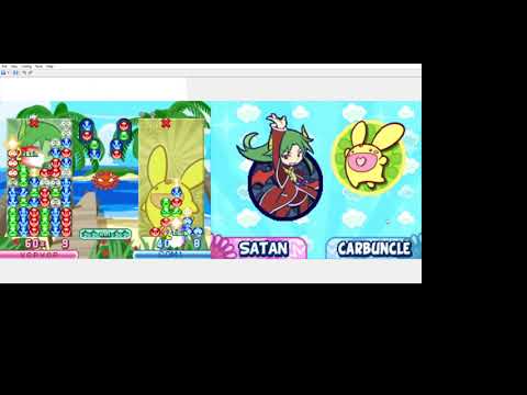 Puyo Puyo 20th Anniversary DS Satan VS Carbuncle Sun Mode Classic Voices 