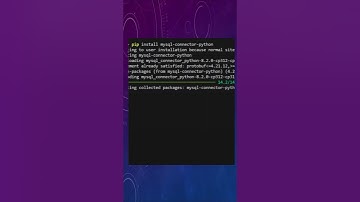 Install MySQL for Python | How to connect to MySQL in Python #coding #pythonmysql #mysqldatabase