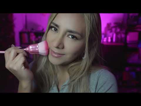 Te doy Masajito Relajante con Brocha 💆‍♀️💖 Elimina el Estrés de un Día Agotador | Asmr en Español