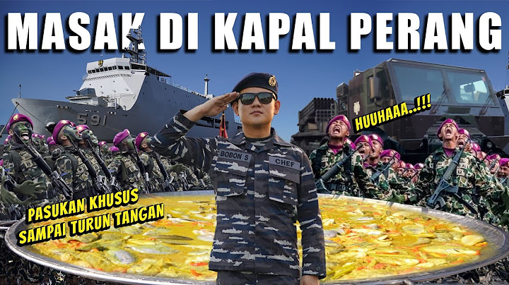 INI MASAK APA PERANG SAMUDRA! NEKAT MASAK DI MARKAS ANGKATAN LAUT.