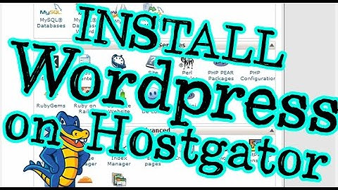 Hostgator WordPress INSTALL - Step by Step, DONE in Five Minutes
