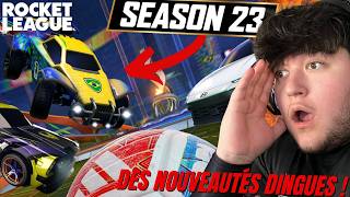 LES NOUVEAUTÉS DE LA SAISON 23 SONT INSANES !! (Rocket League)