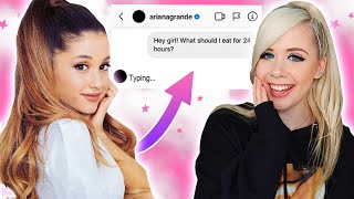 LETTING ARIANA GRANDE DECIDE WHAT I EAT FOR 24 HOURS