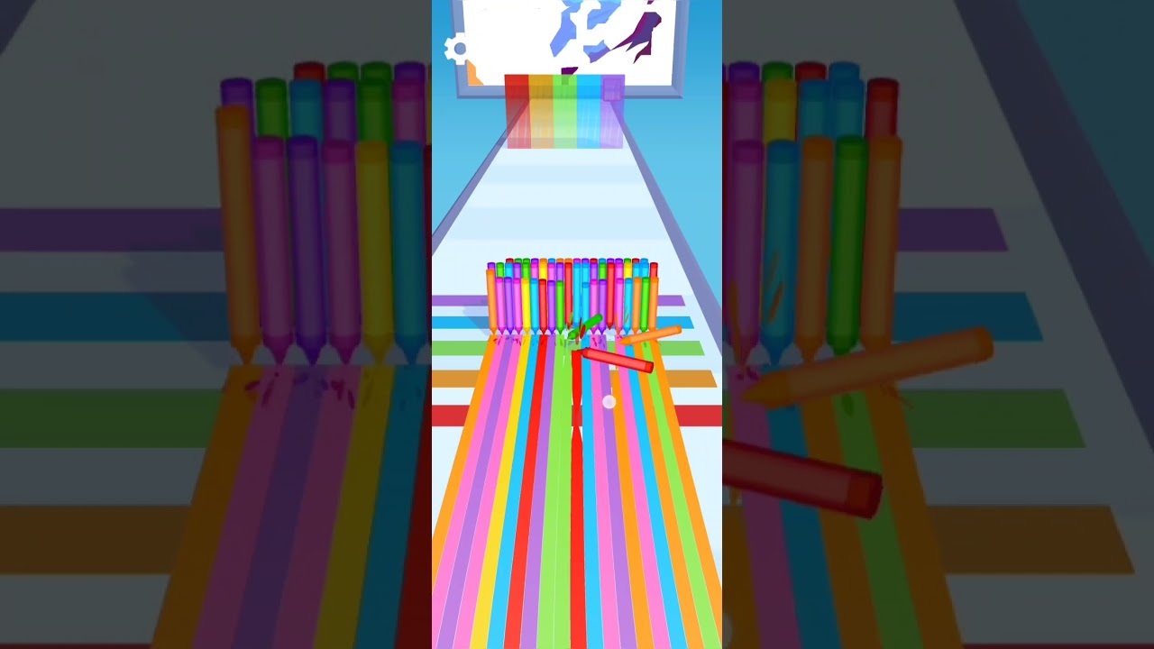 Pencil Rush 3D Level 6 Gameplay Android , iOS All Levels.