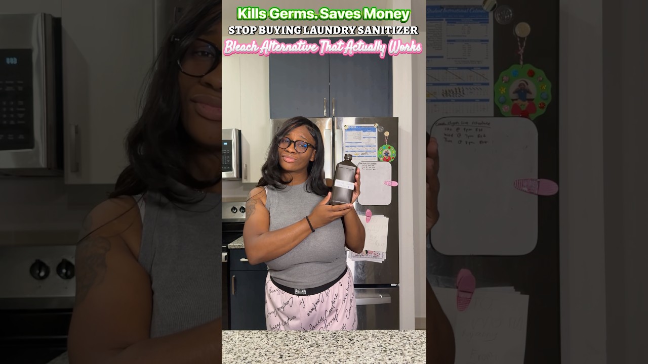 Homemade Laundry Sanitizer | Bleach Alternative for Colors (Cheap + Nontoxic) 