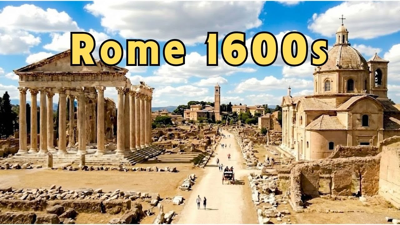 Daily Life Of Rome 1600s (AI Reconstruction)