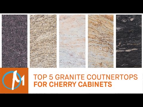 Top 5 Granites Countertops For Cherry Cabinets Youtube
