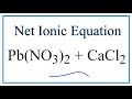 Net Ionic Equations and Spectator Ions