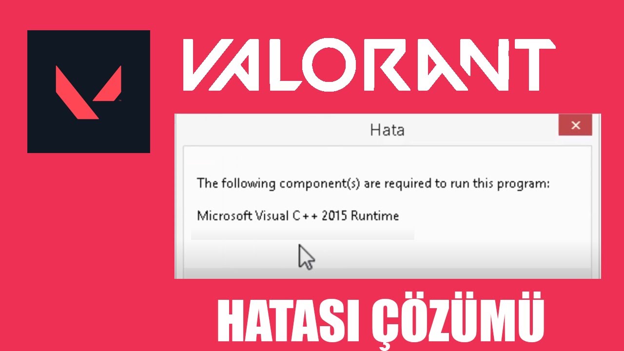 Valorant | Microsoft Visual C++ 2015 Hatası Çözümü - YouTube