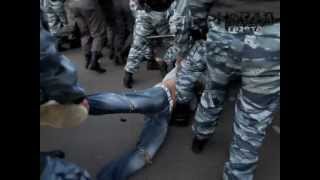 Столкновение с полицией на Болотной