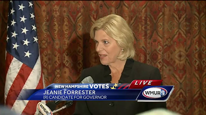 Jeanie Forrester speaks as results show 3 opponent...