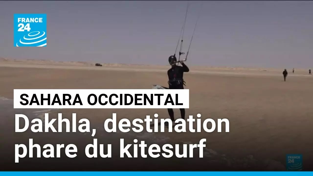 Tourisme au Sahara occidental : Dakhla, la destination phare du kitesurf • FRANCE 24