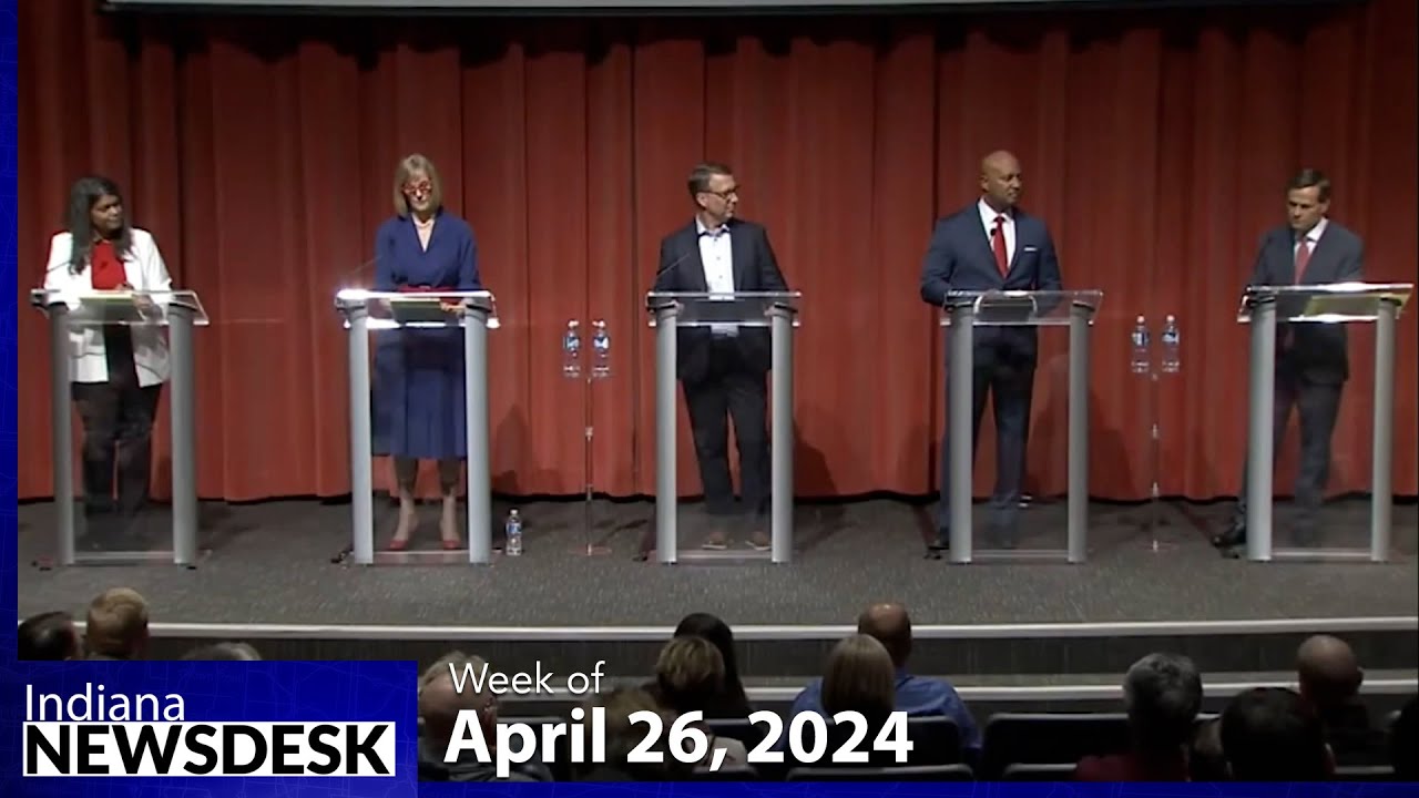 Indiana GOP gubernatorial candidates spar with moderator, each other in ...