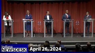 Indiana GOP gubernatorial candidates spar with moderator, each other in final debate