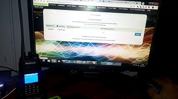 TGIF DMR connect talk group using tgif Web page