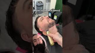 Here's how to fix a neck beard!