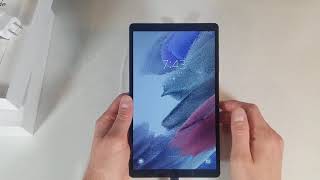 Samsung Tab A7 lite unboxing and setup with speaker test