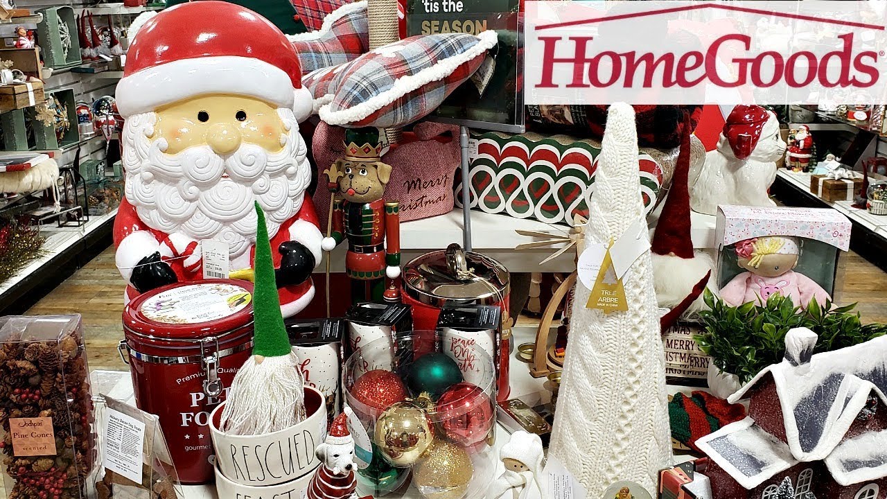 HOMEGOODS SHOP WITH ME CHRISTMAS DECOR 2018 YouTube