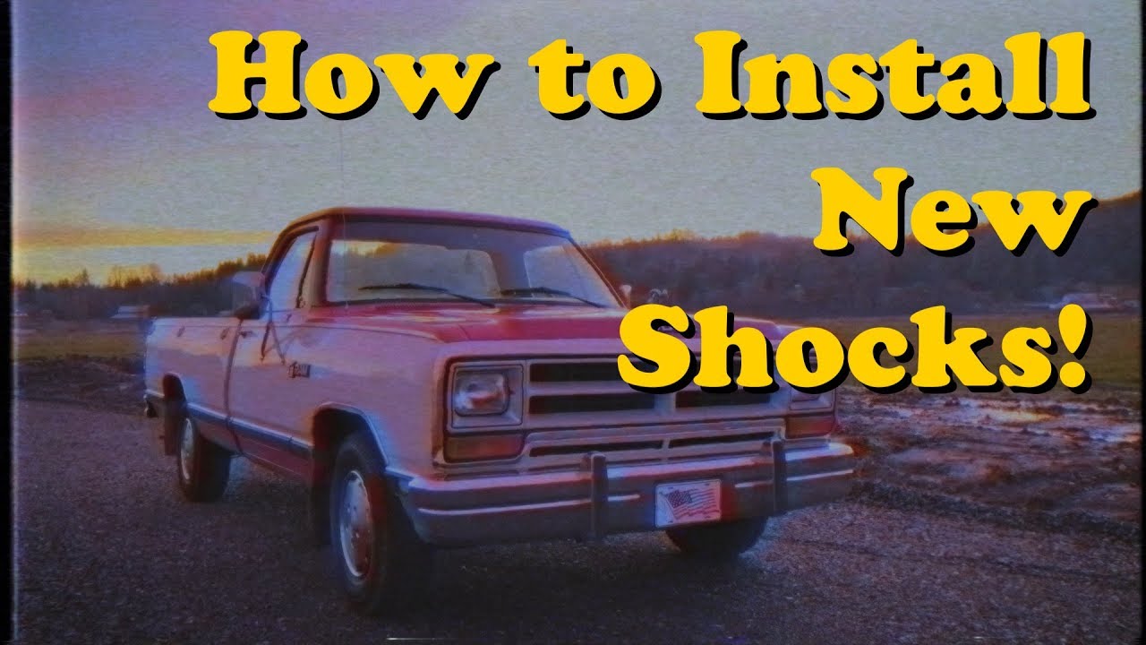 How to Install New Shocks on a Truck! (First Gen Dodge Ram, Ramcharger ...