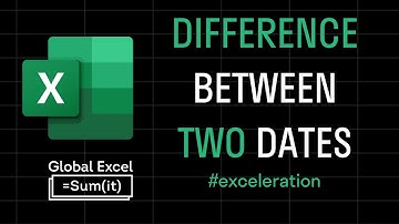 Find the difference between two dates in Excel with DATEDIF