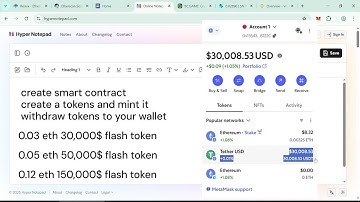 Create Flash USDT Token for 90 Days   Flash Loan Using Blockchain