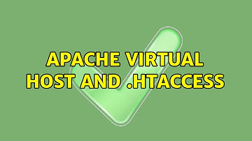 Apache virtual host and .htaccess