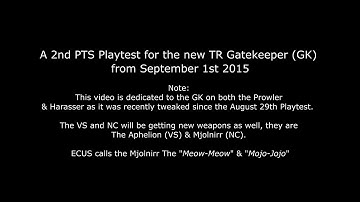 Planetside 2: PTS Showdown 2 - TR-Gatekeeper Showdown
