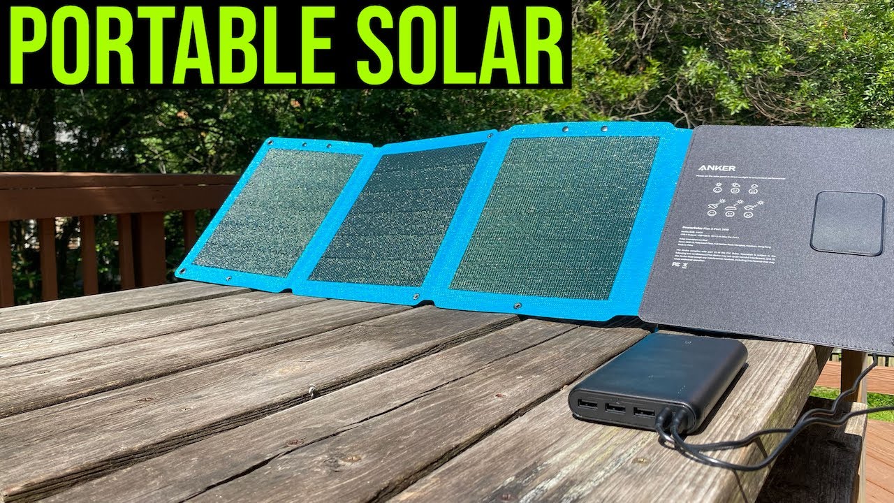 Anker  Solar Panel   That's What You Need For Camping!   YouTube