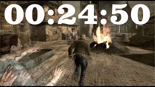 LEON BECOME THE FLASH! - SPEED RUN - Resident Evil 4 - 00:24:50 FASTEST TIME! - Walk Through Walls