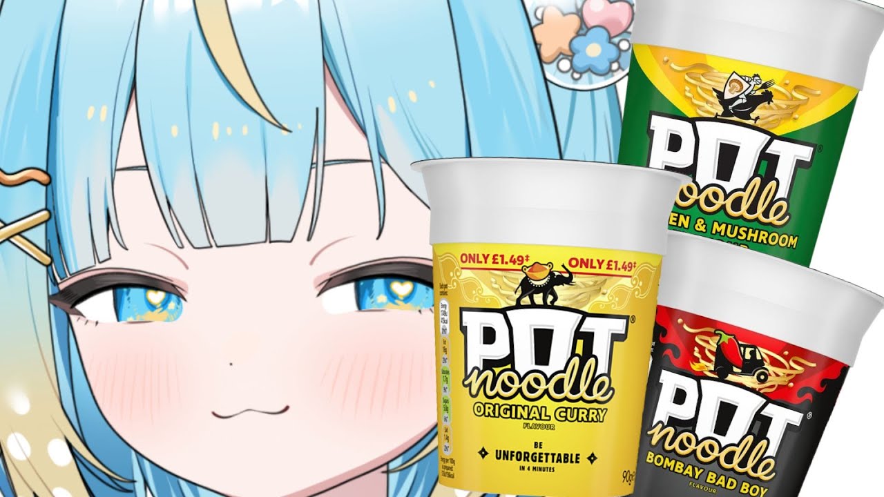 【HANDCAM & CHAT】Noodle Day special: Cursed British version🍜🩵【Penny Puffball】