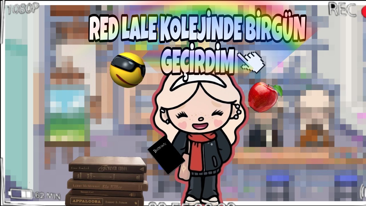 🍎💥RED LALE KOLEJİNDE BİRGÜN GEÇİRDİM💥🍎/@JustinTocaLife 