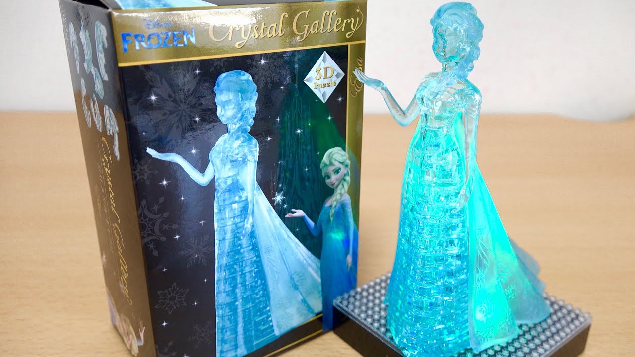 Disney Frozen Elsa 3d Puzzle Crystal Gallery Youtube