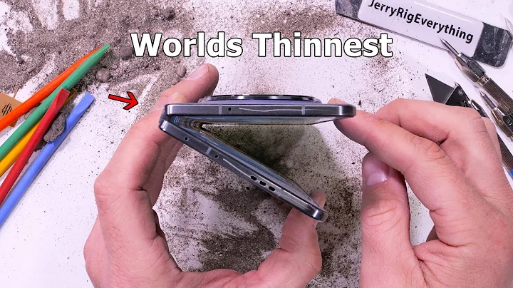 The Thinnest Folding Phone has a Titanium Problem...