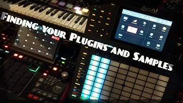 Finding your plugins and sounds in the Akai Force