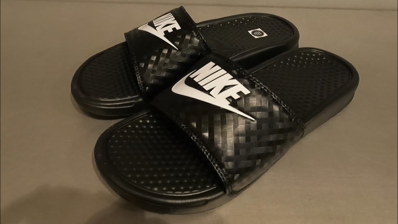 NIKE WOMEN'S BENASSI JUST DO IT SLIDE CLOSER LOOK NIKE WOMENS SLIDES SANDALS SHOE SHOPPING REVIEWS