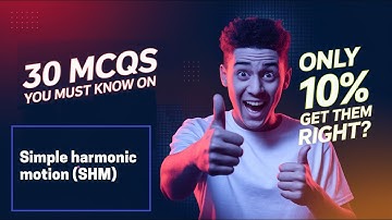 Simple harmonic motion (SHM) from class 11 Physics Top MCQs